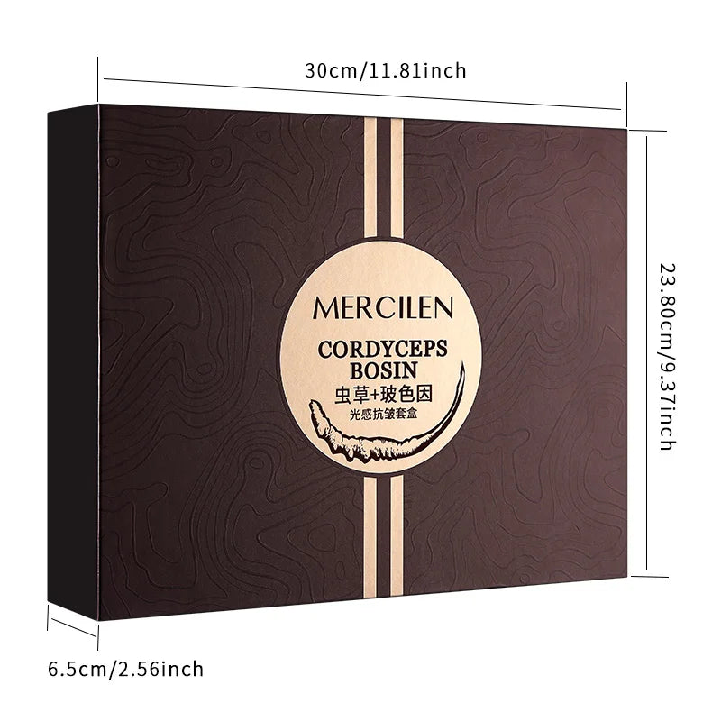 Coffret Soin Visage 6 Pièces Mercilen – Niacinamide, Astaxanthine & Hydratation Profonde