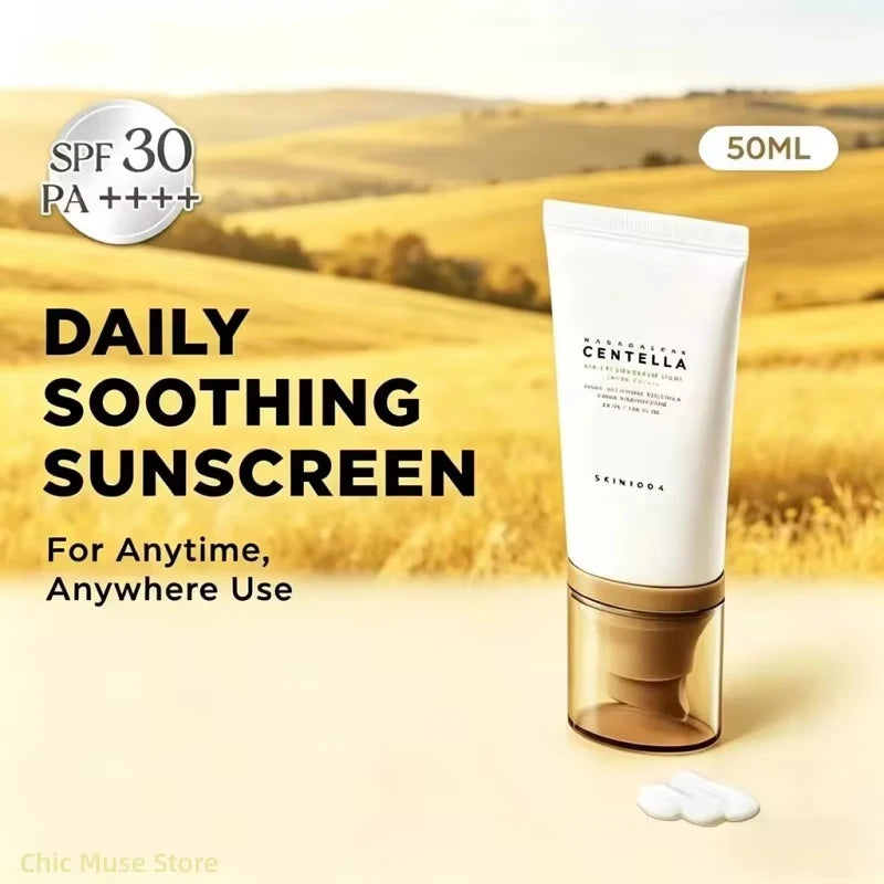 Crème Solaire SPF50+ Centella 50ml – Légère & Apaisante Peaux Sensibles