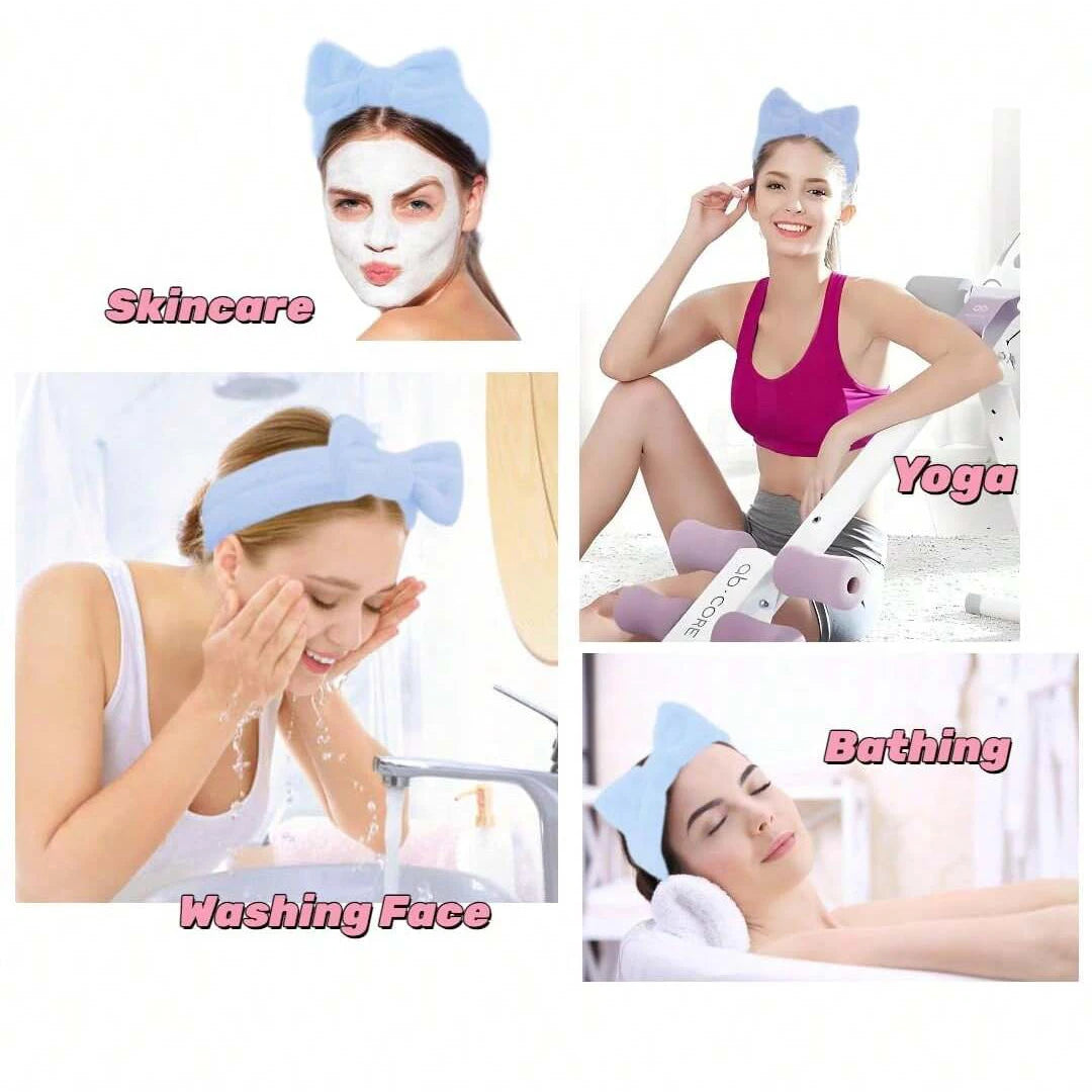 7-Piece Facial Care Kit – Brush, Roller, Headband & Cleansing Accessories