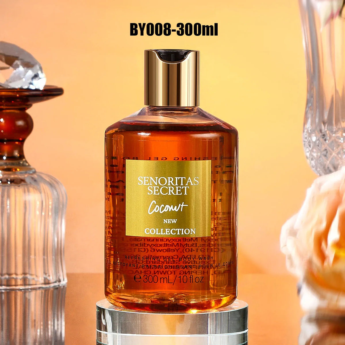 Women's Shower Gel 300ml, Fragrance Shower Gel, Velvet Petals, Water Kiss, Long-lasting Fragrance, Perfumed Shower Gel