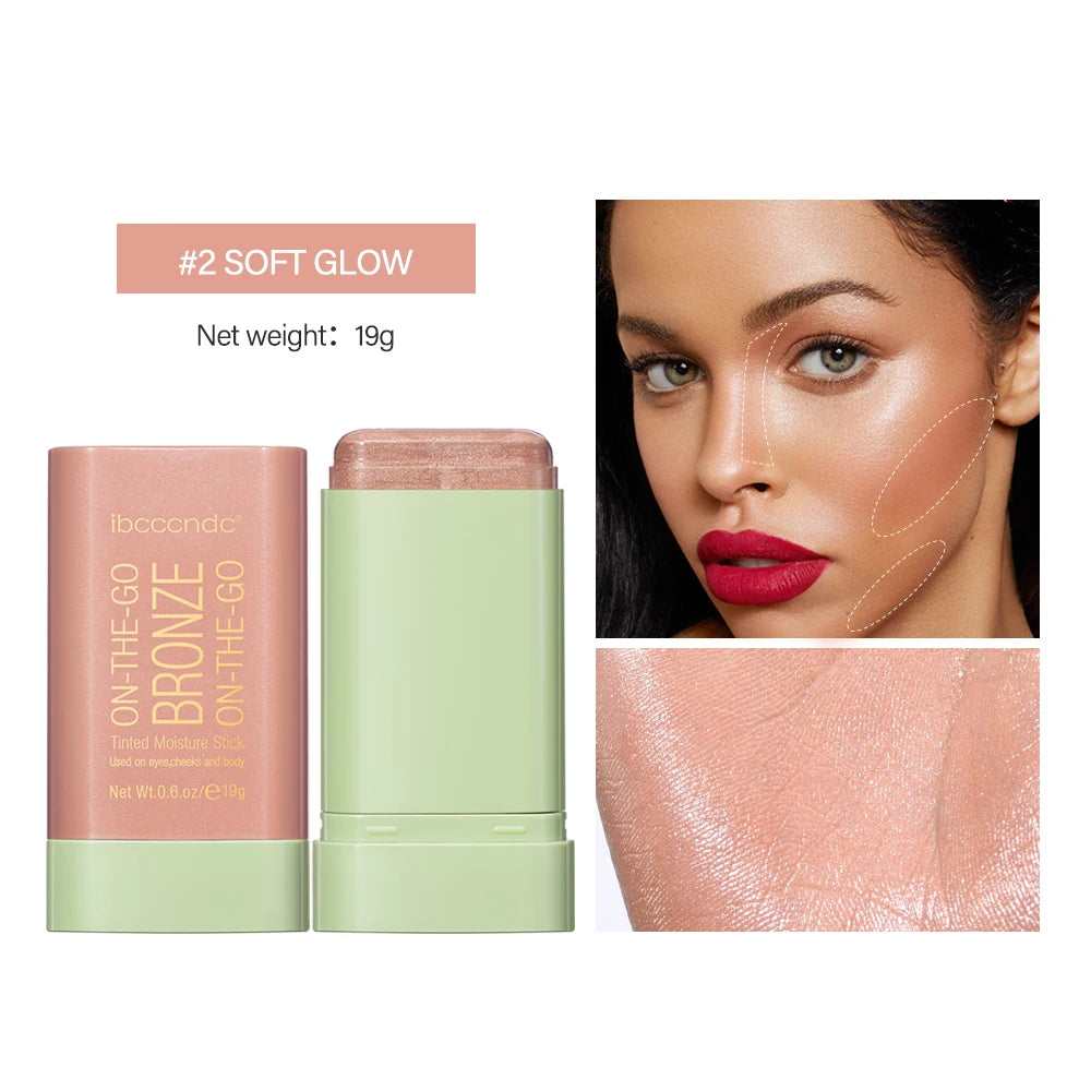 Blush Stick Crème Multi-Usage 19g — Joues, Lèvres & Yeux | Waterproof Longue Durée