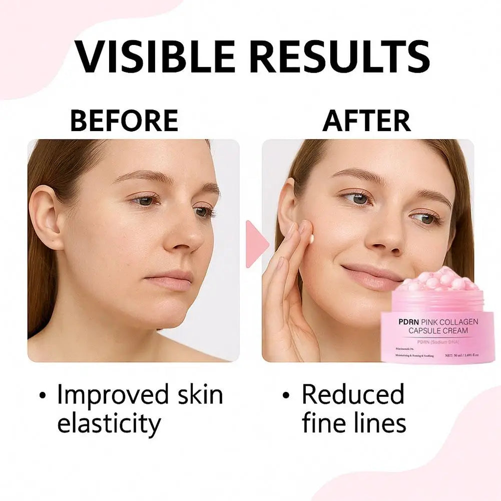 Collagen PDRN Cream Capsules 50ml – Facial Hydration, Firmness & Radiance