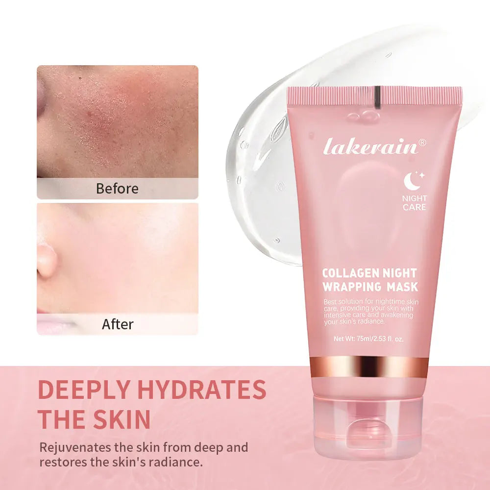 Masque Peel-Off Coréen au Collagène – Soin Anti-Rides & Lifting Nuit