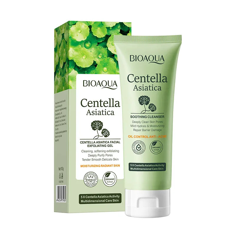 BIOAQUA Asiatic Centella Facial Exfoliating Gel Remove Dead Skin Moisturizing Anti-Aging Face Exfoliator Facial Exfoliate Cream