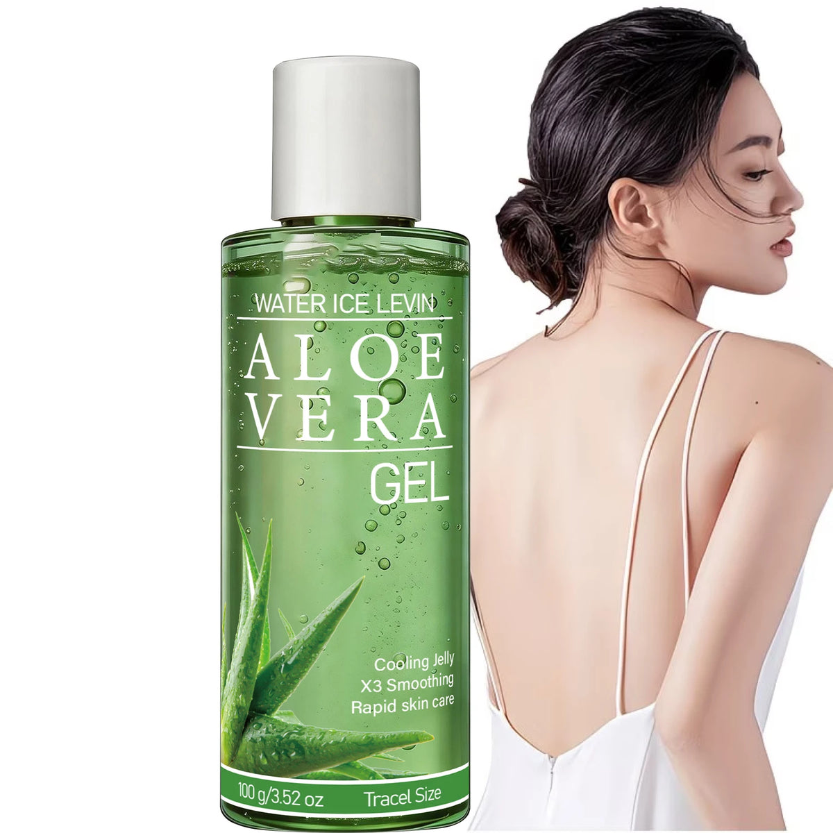 Aloe Vera Gel with Hyaluronic Acid – Intense Hydration & Cooling Effect