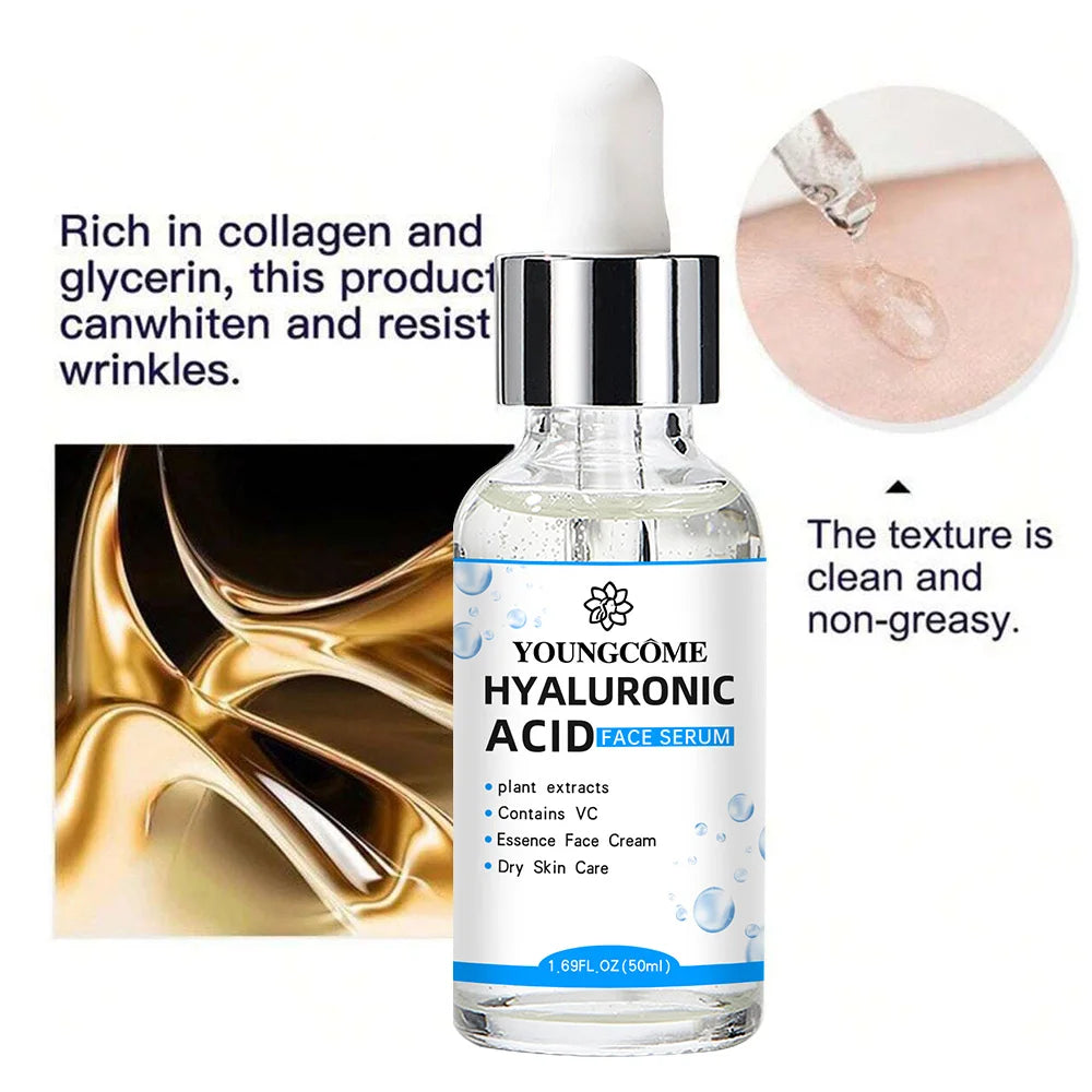 Essence Visage à l'Acide Hyaluronique – Hydratation Profonde & Soin Coréen