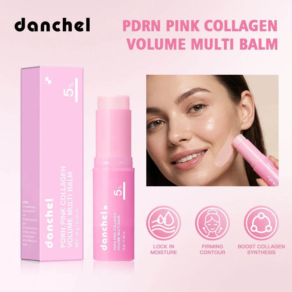 Stick Crème Hydratante au Collagène | Soin Visage Repulpant & Éclat Coréen