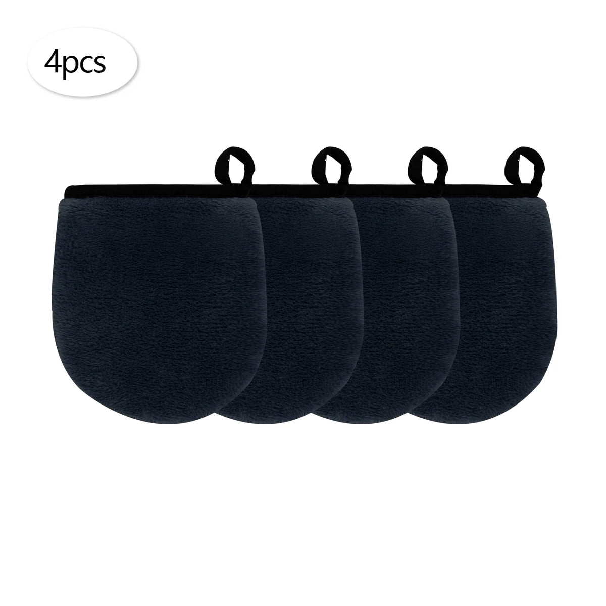 Gants & Carrés Démaquillants Réutilisables – Lot de 2, 4 ou 6 – Tous Types de Peau