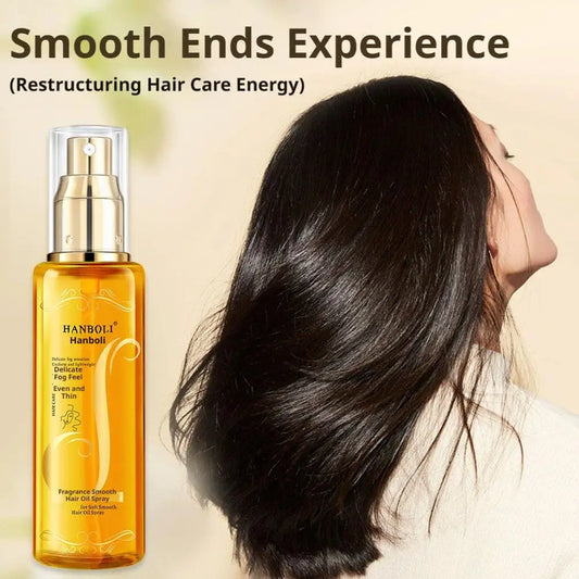 Huile Capillaire en Spray – Soin Nourrissant & Anti-Frisottis 100ml