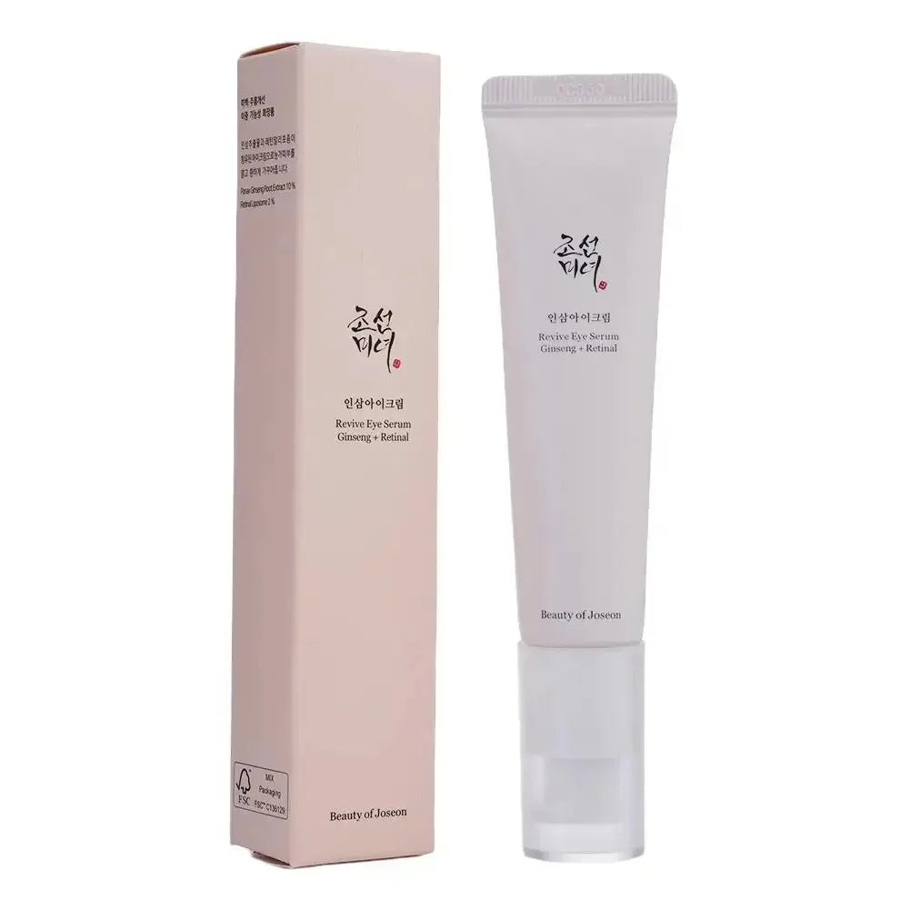 Soin Visage Coréen – 5 Essences Éclat, Anti-âge & Crème Contour des Yeux Hydratante