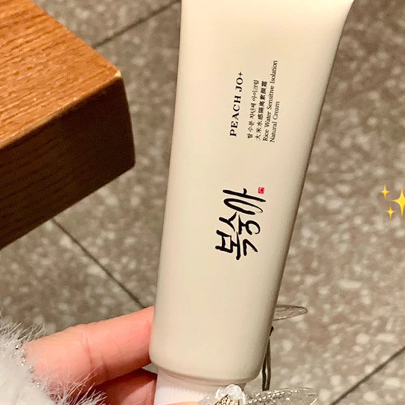 Crème Solaire Coréenne SPF50+ à l'Extrait de Riz – Hydratante, Éclat & Teint Unifié