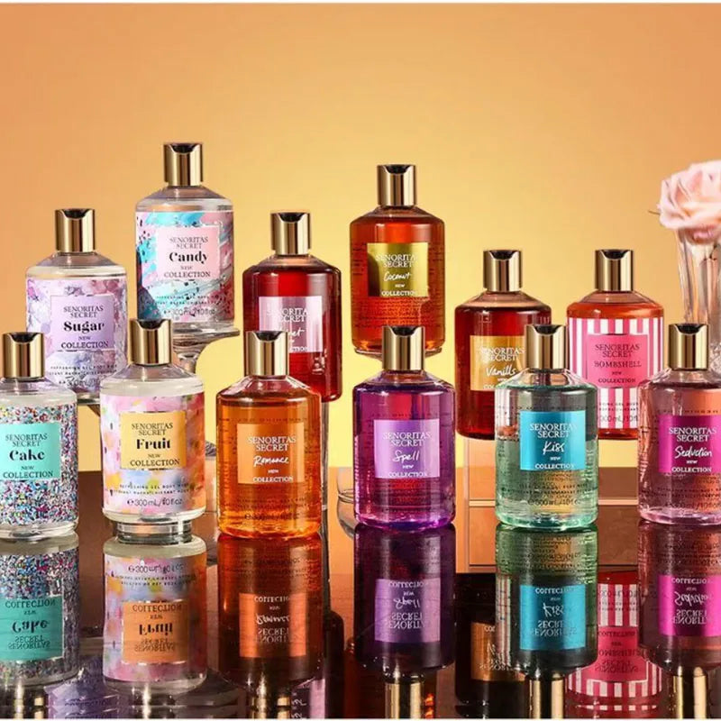 Women's Shower Gel 300ml, Fragrance Shower Gel, Velvet Petals, Water Kiss, Long-lasting Fragrance, Perfumed Shower Gel