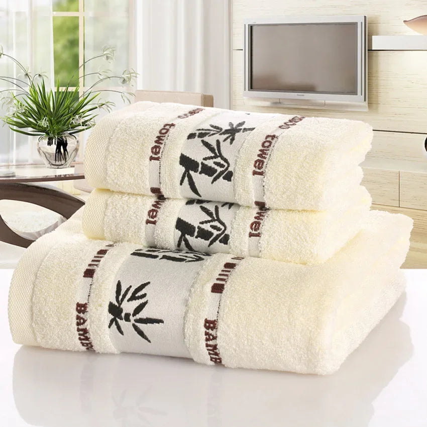 Bamboo Fiber Bath Towels – Luxury Absorbent & Quick-Dry Set