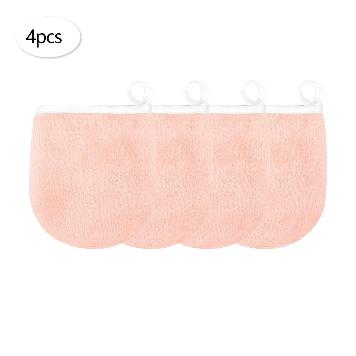 Gants & Carrés Démaquillants Réutilisables – Lot de 2, 4 ou 6 – Tous Types de Peau