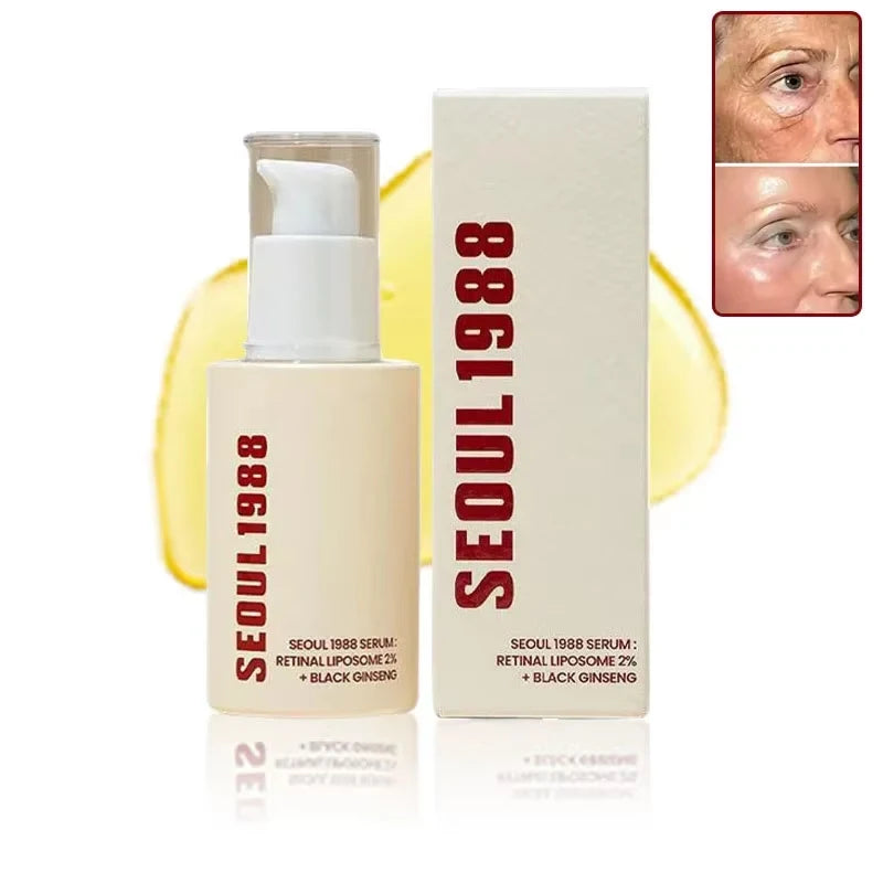 Seoul 1988 – Sérum Retinol & Ginseng Noir, Crème Escargot & Contour des Yeux Anti-Âge