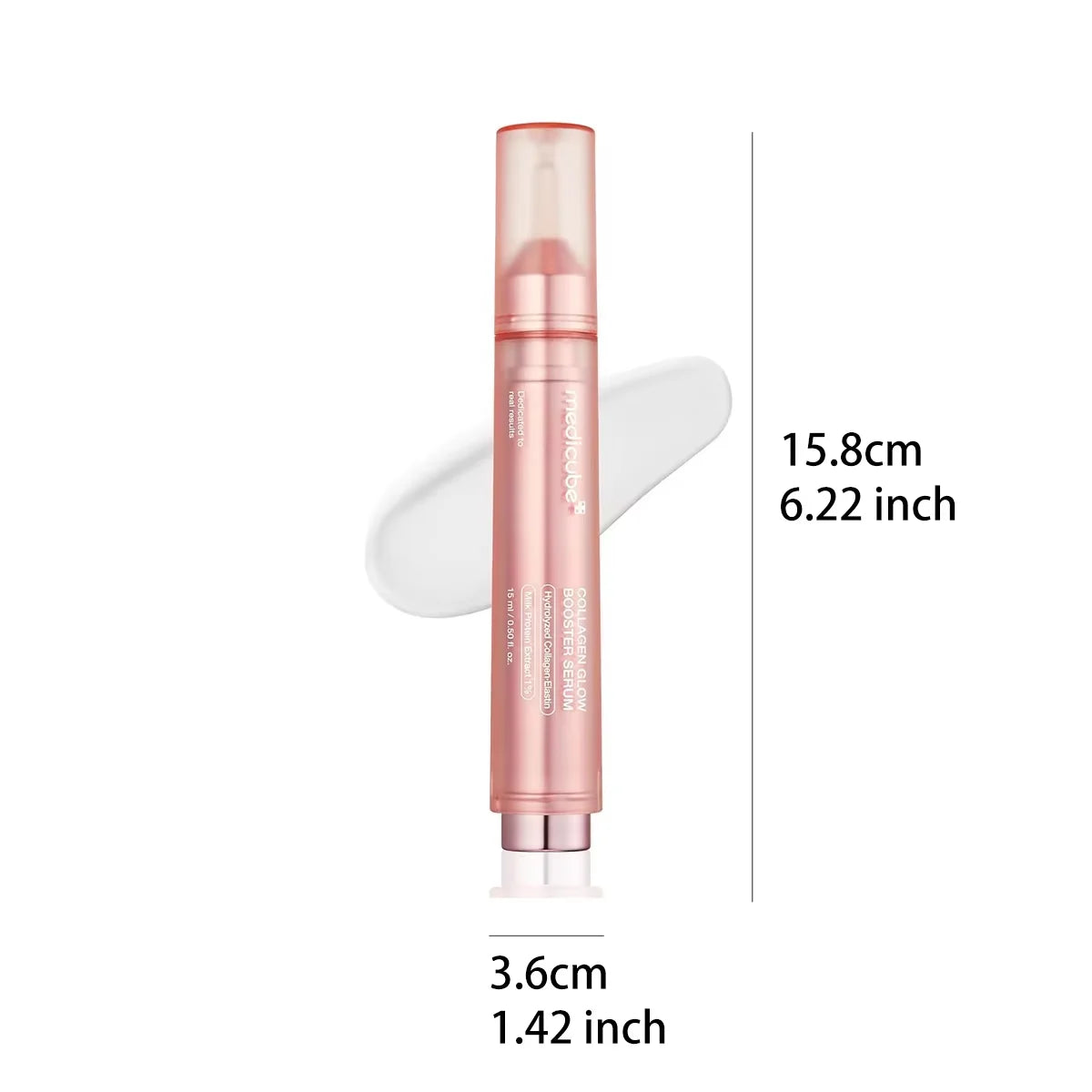 Medicube Collagen Glow Booster Serum 15ml – Smooth Texture, Fast Absorption, Intense Hydration – Korean Skincare