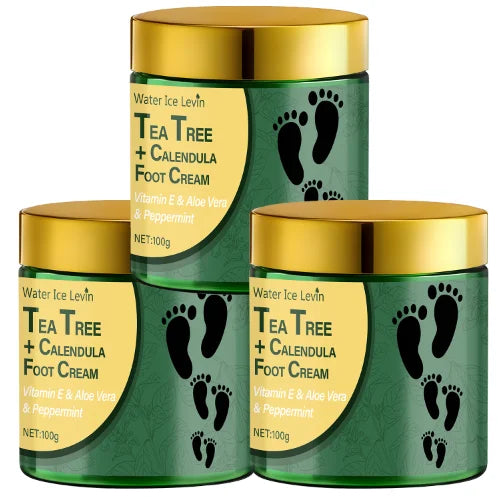 Crème Pieds Hydratante Tea Tree & Calendula – Vitamine E & Aloe Vera 100g