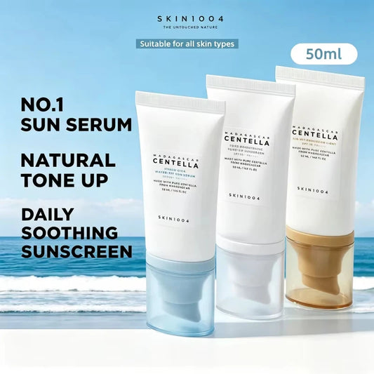 Crème Solaire SPF50+ Centella 50ml – Légère & Apaisante Peaux Sensibles