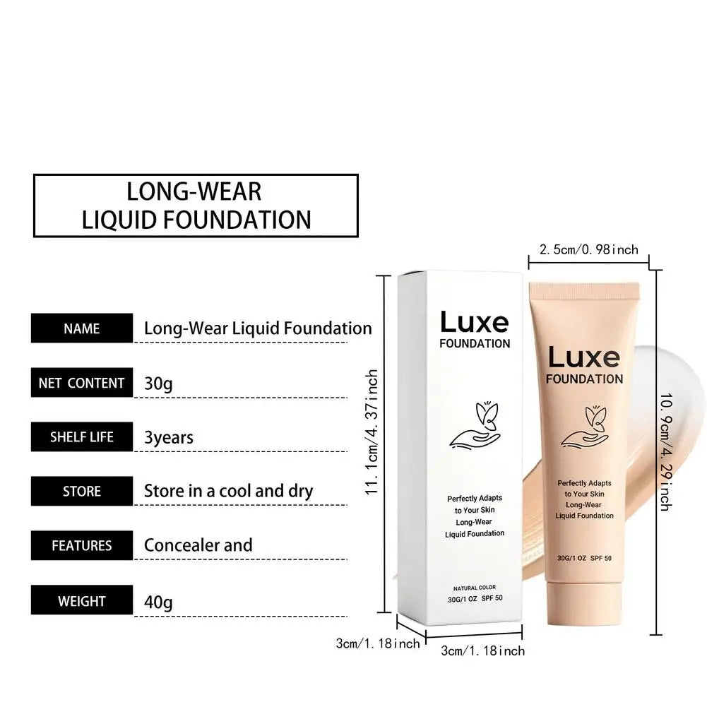 Fond de Teint Changeant de Couleur SPF50 – Couvrance Totale, Léger & Intelligent