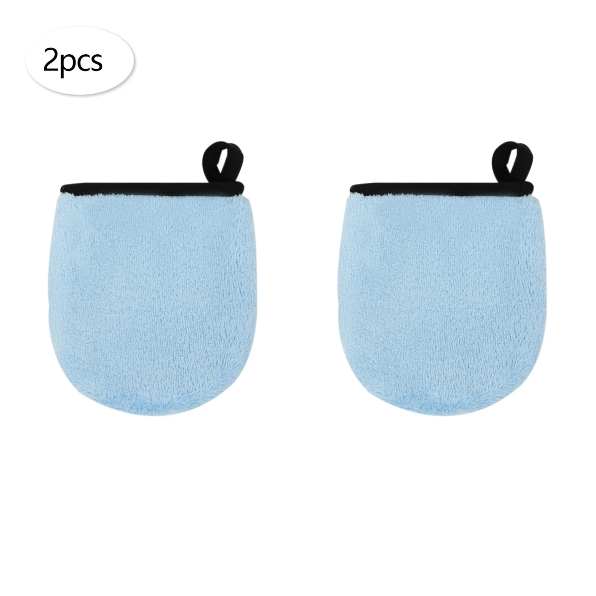 Gants & Carrés Démaquillants Réutilisables – Lot de 2, 4 ou 6 – Tous Types de Peau