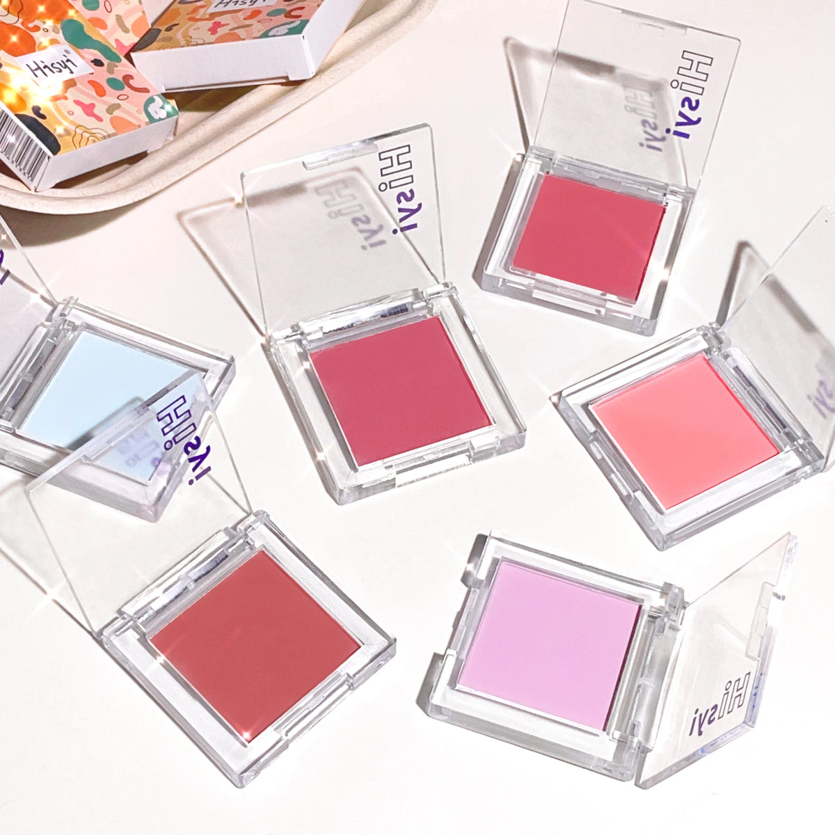 Blush Poudre Monochrome HISYI | Illuminant, Matte & Naturel | Certifié CPNP