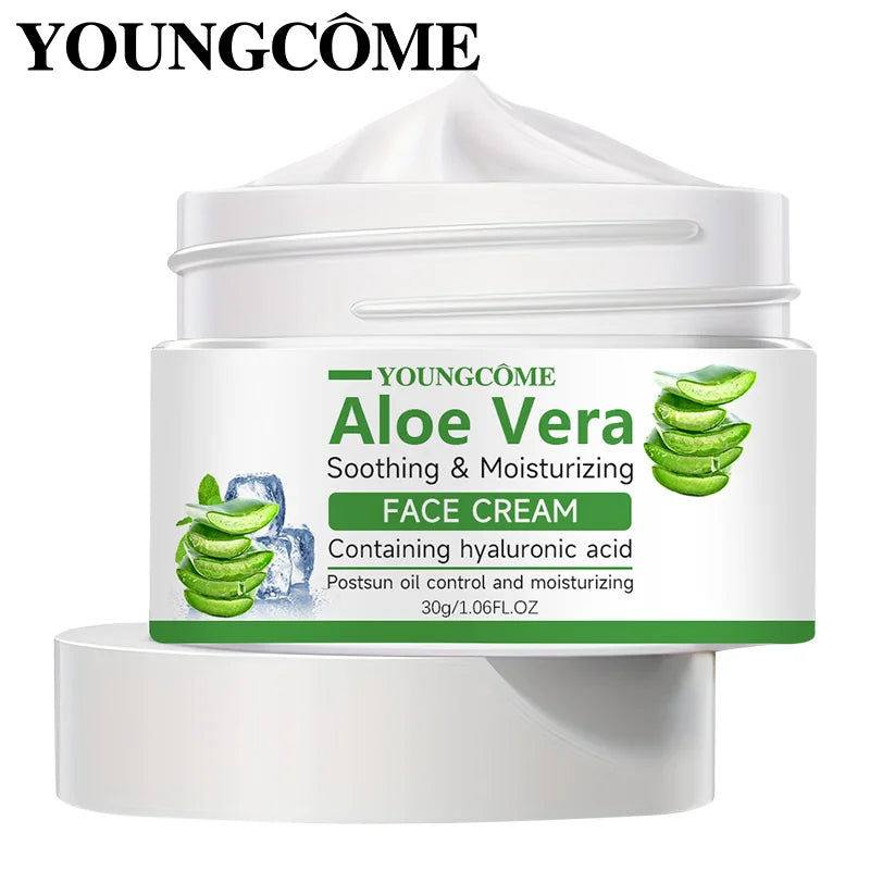 YOUNGCOME Aloe Vera Moisturizing Face Cream – 30g/60g