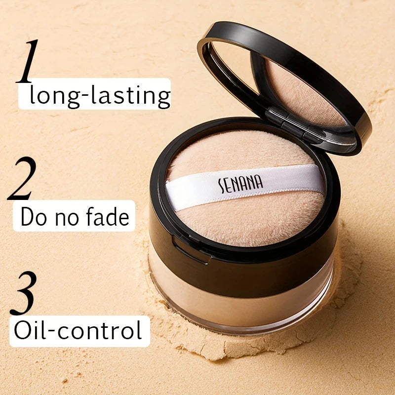 Poudre Libre Fixante Hydratante – Charm For You | Fini Mat & Contrôle du Sébum