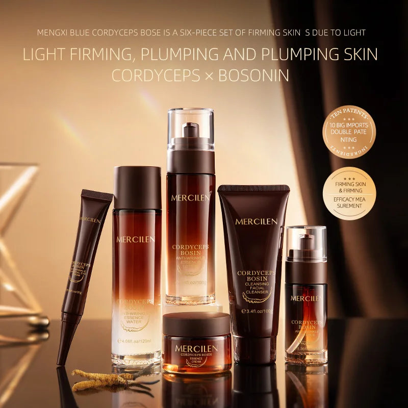 Coffret Soin Visage 6 Pièces Mercilen – Niacinamide, Astaxanthine & Hydratation Profonde