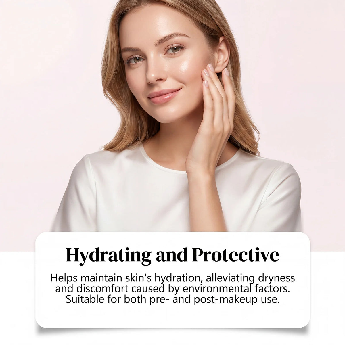 Glow Hydrating Primer 2-In-1 Sunscreen Primer Blur Pores Even Skin Tone Dry Skin Makeup Base Lasting Flawless Pre Makeup Cream