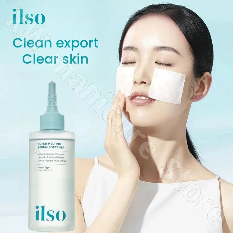 Ilso – Sérum Liquide Anti-Points Noirs 150ml | Contrôle du Sébum, Resserrement des Pores, Anti-Acné, Sans Irritation