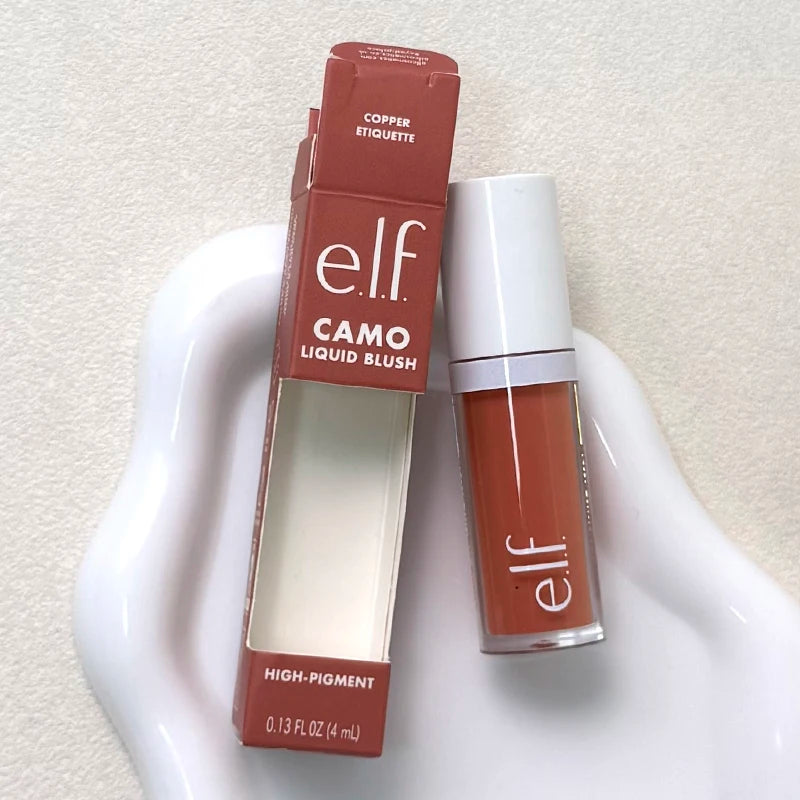 Elf Makeup Base Gel Primer 24ml Lasting Moisturizing Hydrating Lightweight Makeup CHEEKY LYCHEE Liquid Blusher Facial Cosmetics