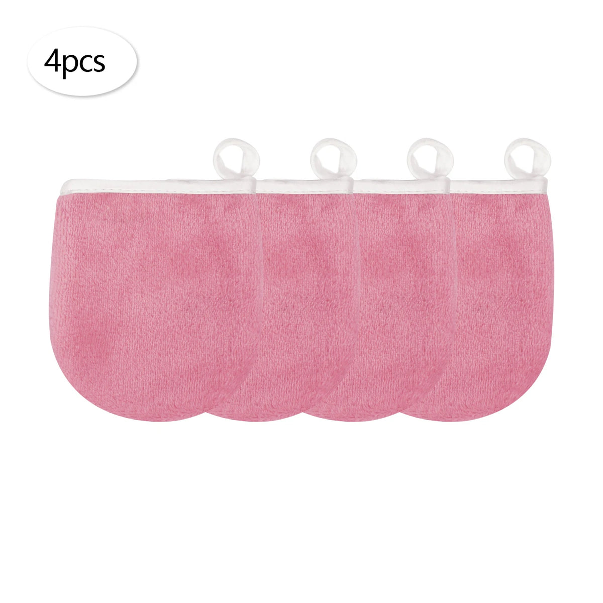 Gants & Carrés Démaquillants Réutilisables – Lot de 2, 4 ou 6 – Tous Types de Peau