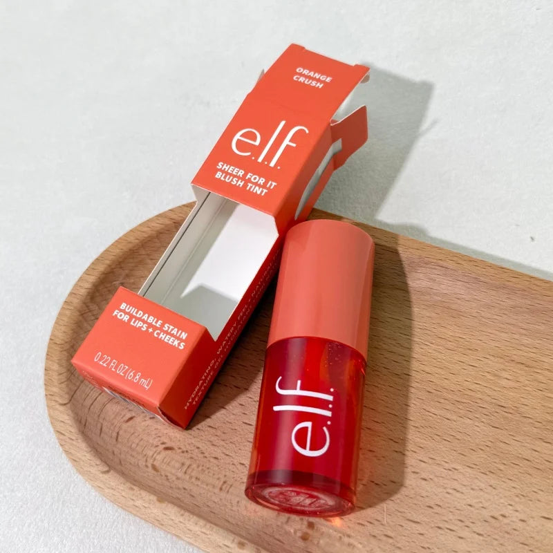 Hot ELF Skincare Products Pre Makeup Gel Gel Green Primer 75ml Natural Non Greasy Lip and Cheek Dual-use Liquid Powder Blusher