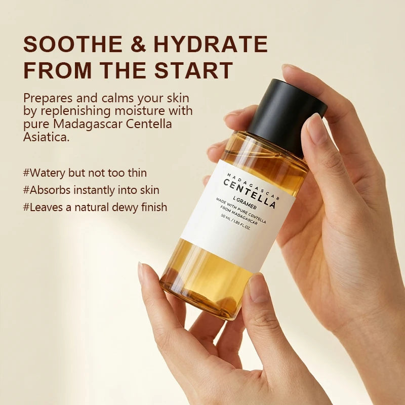 Toner Centella Asiatica & Acide Hyaluronique – Hydratant, Apaisant & Exfoliant PHA