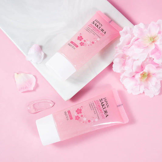 Gel Nettoyant Sakura LAIKOU Japan 60g – Nettoyage en Profondeur, Hydratant & Lissant