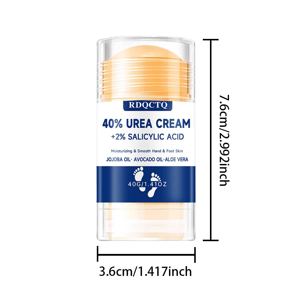 40% Urea 2% Salicylic Acid Foot Cream - Intensive Moisturizing Cracked Heels Dry Skin Callus Remover Softening Repair Hand Cream
