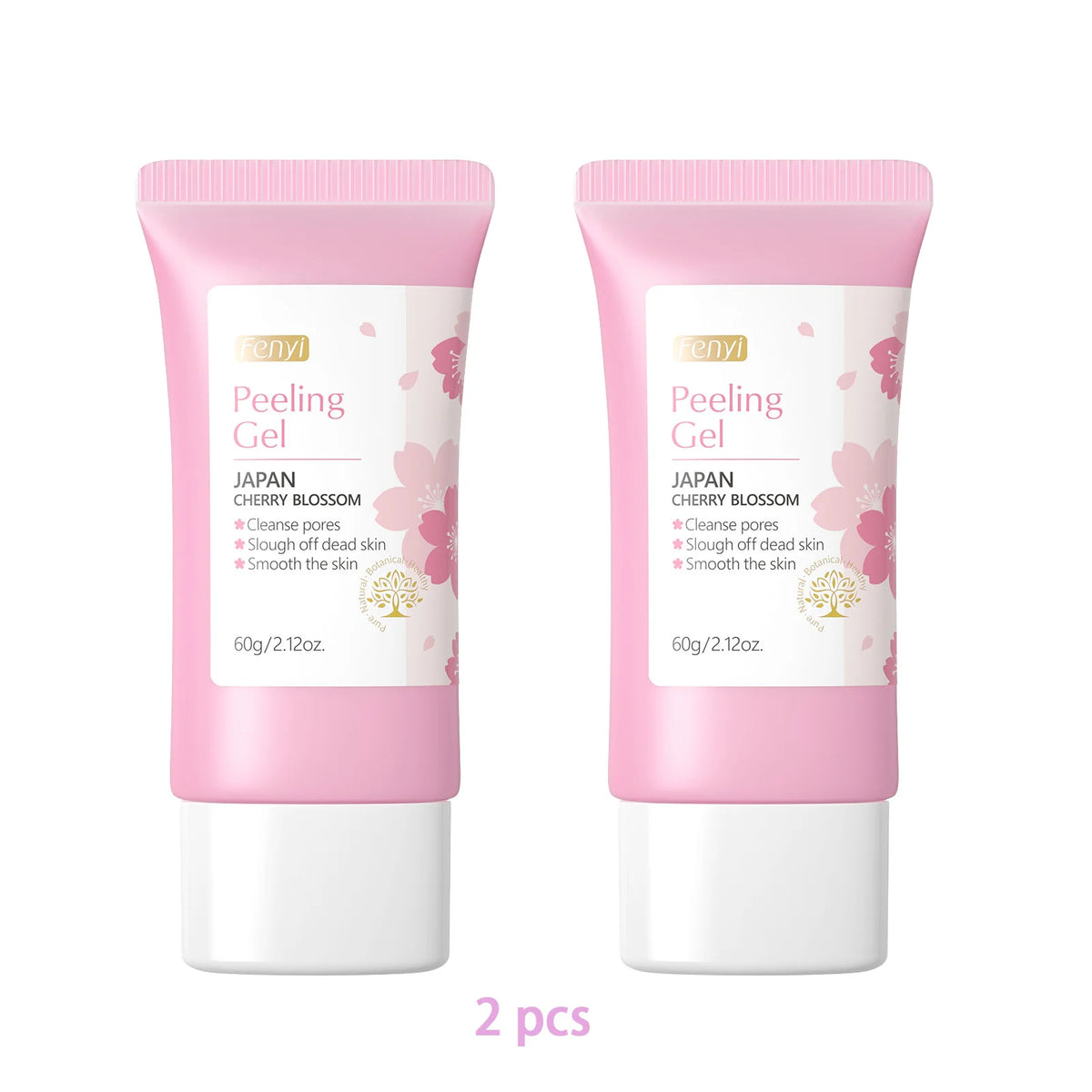 Gel Exfoliant Sakura FENYI – Fleur de Cerisier, Éclat & Pores Affinés | Soin Visage 60g