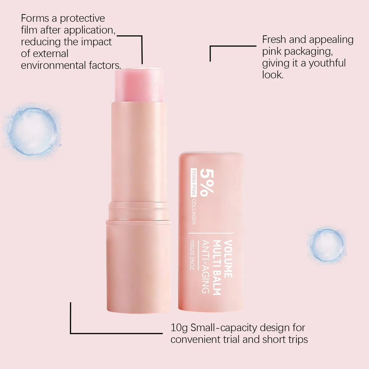 Coffret Sérum Hydratant & Stick Collagène Soie – Anti-Rides, Raffermissant, Hydratation Profonde