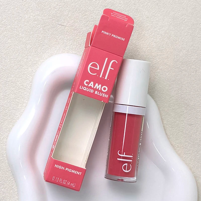 Elf Makeup Base Gel Primer 24ml Lasting Moisturizing Hydrating Lightweight Makeup CHEEKY LYCHEE Liquid Blusher Facial Cosmetics