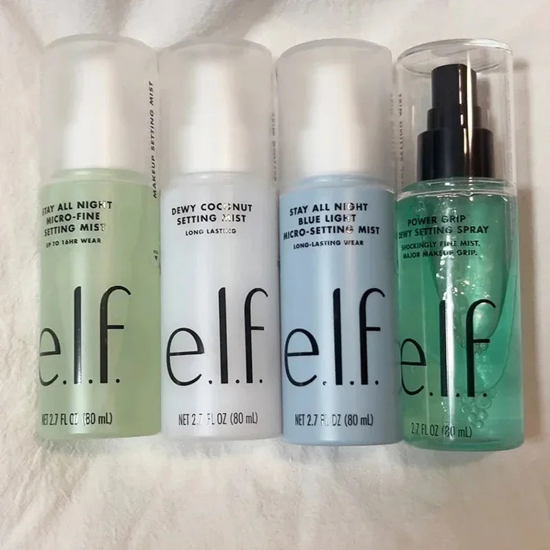 Elf Halo Glow Foundation & Power Grip Primer Hydrating Base Natural Luminous Makeup Base for All Skin Types Daily Cosmetic Uses