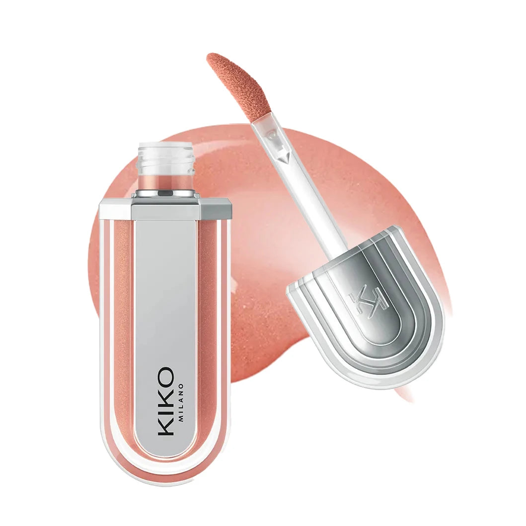 KIKO Milano 3D Ginger Gloss Lèvres Repulpant – Effet Miroir, Volume & Longue Tenue