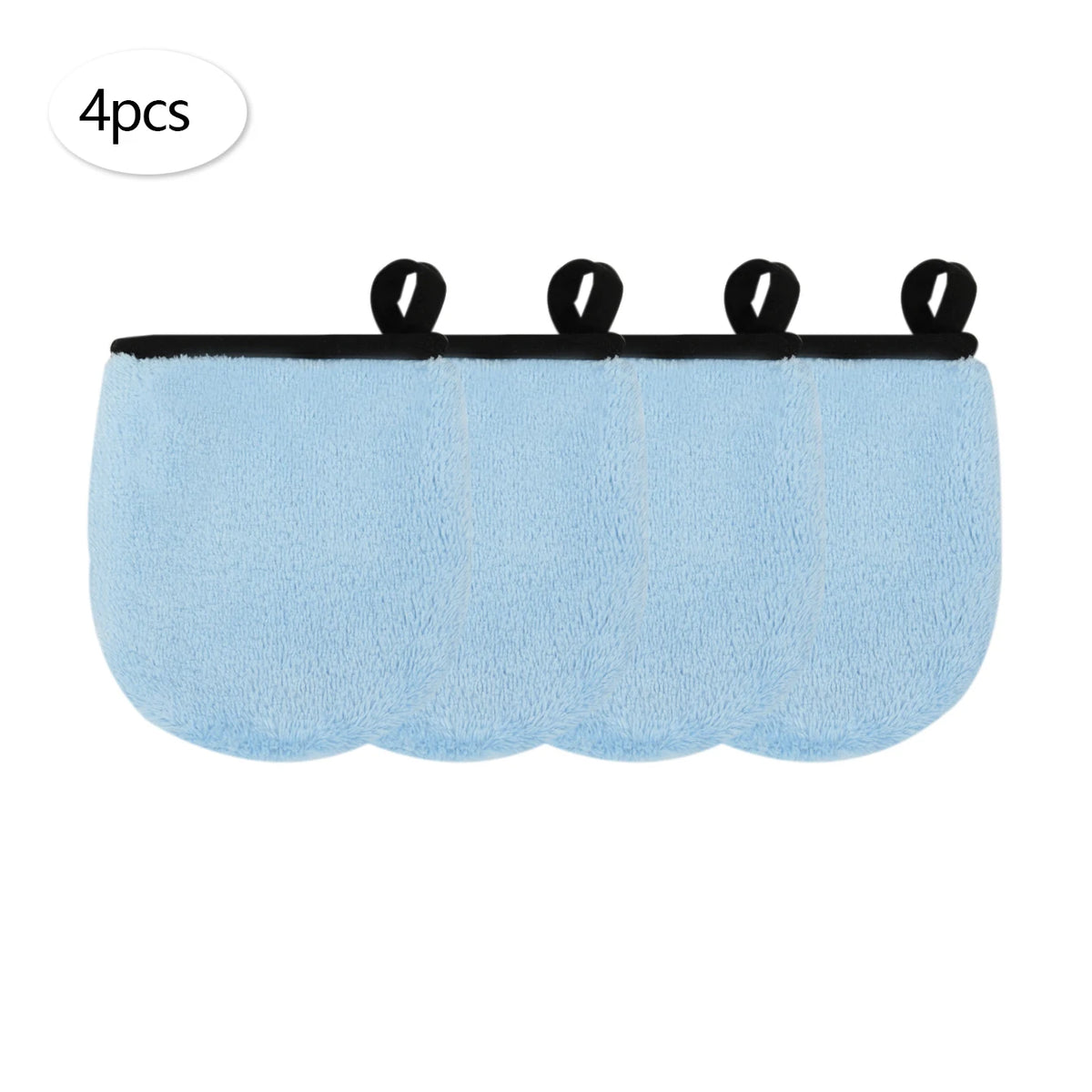 Gants & Carrés Démaquillants Réutilisables – Lot de 2, 4 ou 6 – Tous Types de Peau