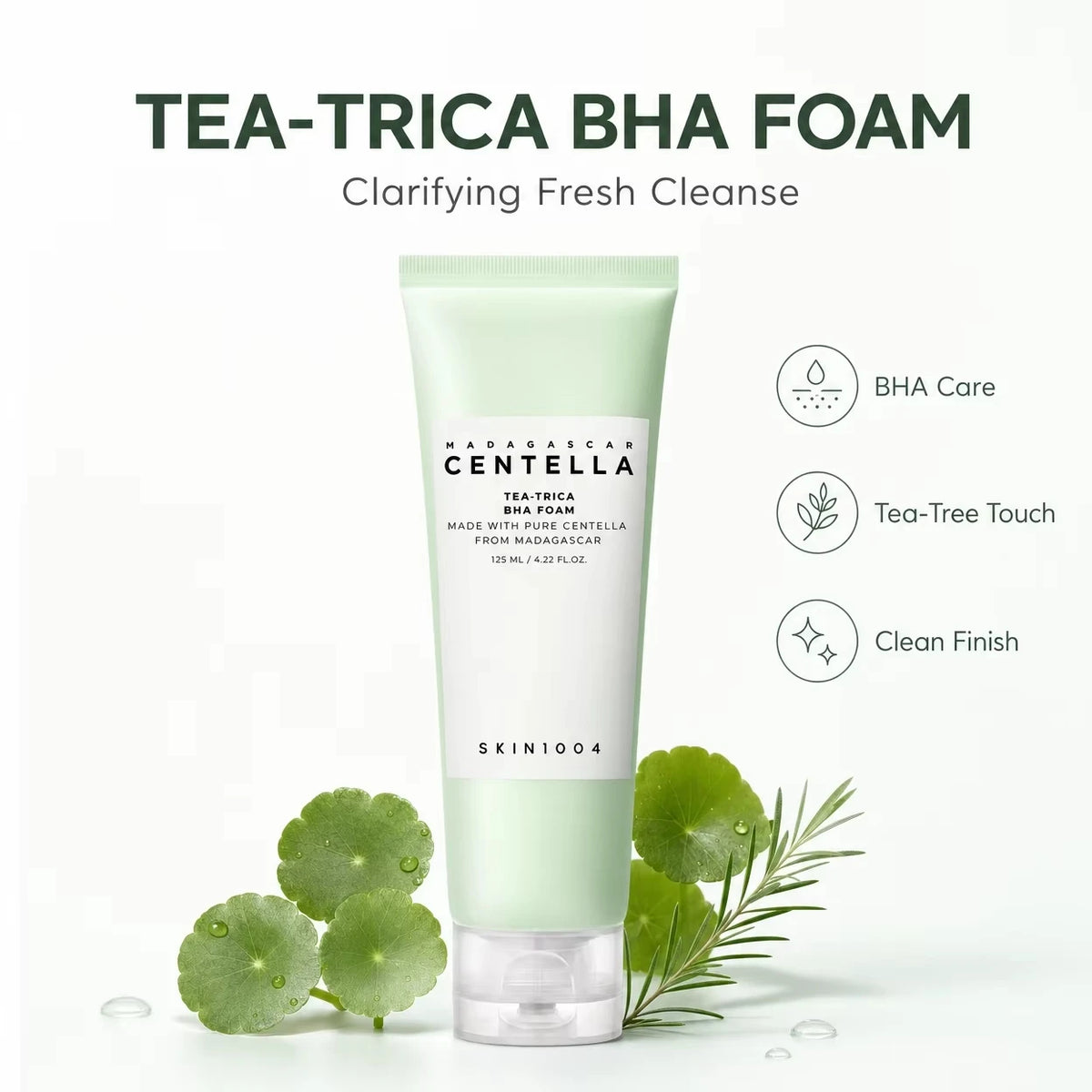 Mousse Nettoyante Centella Korean Poremizing – Gel Clarifiant & Hydratant | SKIN1004 | 125ml