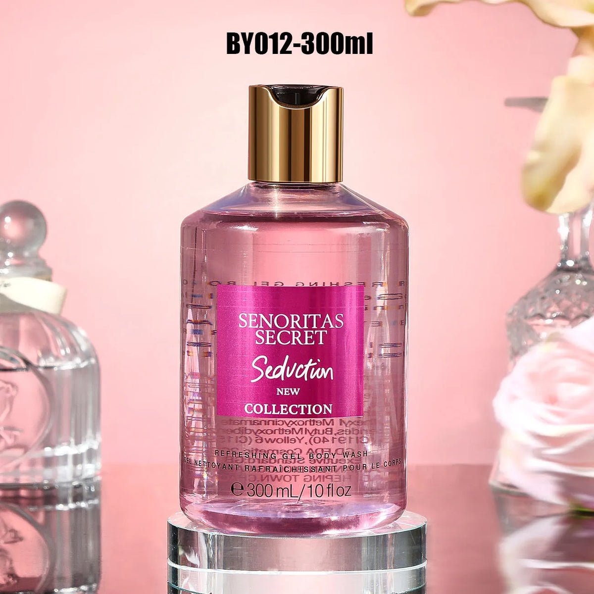 Women's Shower Gel 300ml, Fragrance Shower Gel, Velvet Petals, Water Kiss, Long-lasting Fragrance, Perfumed Shower Gel