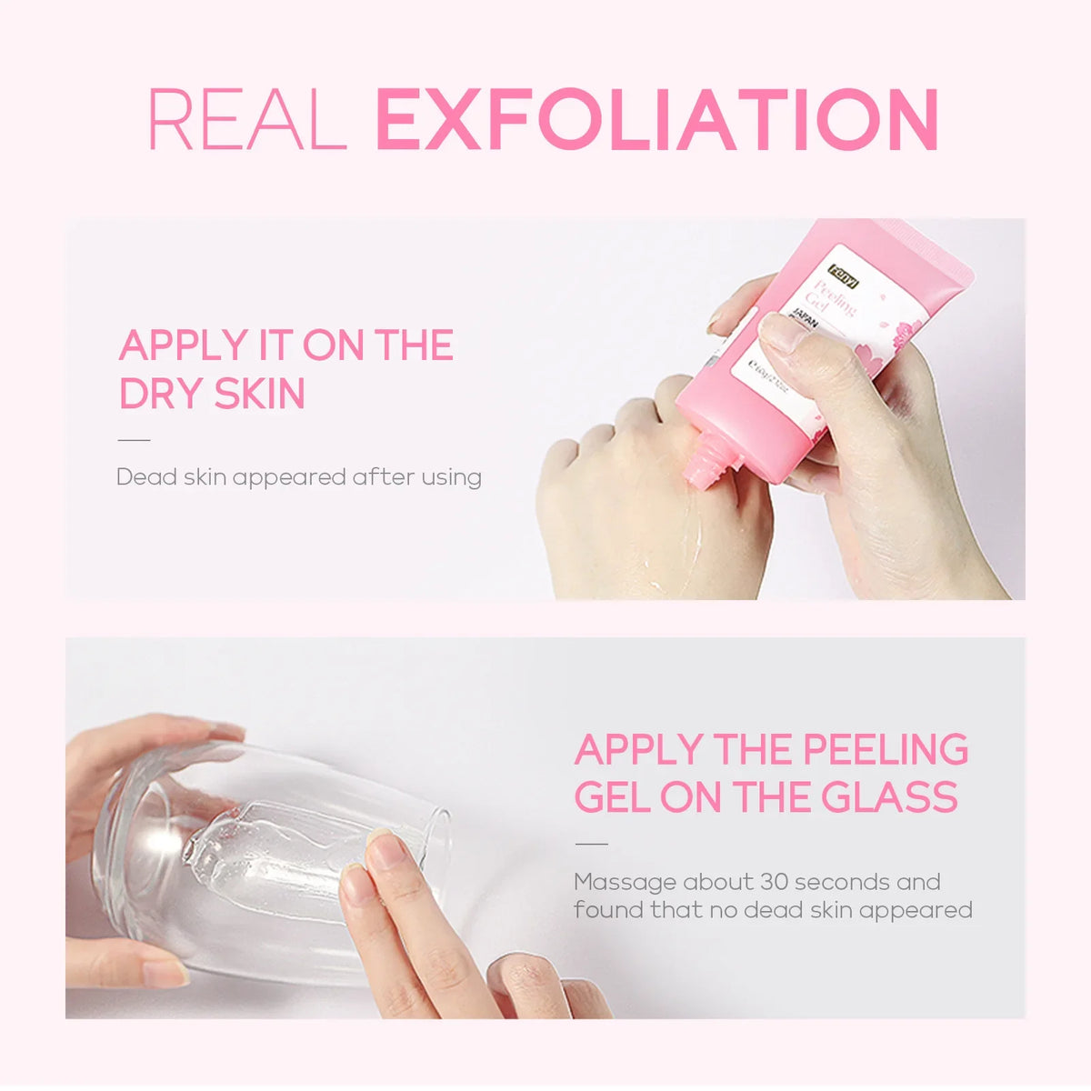 Gel Exfoliant Sakura FENYI – Fleur de Cerisier, Éclat & Pores Affinés | Soin Visage 60g
