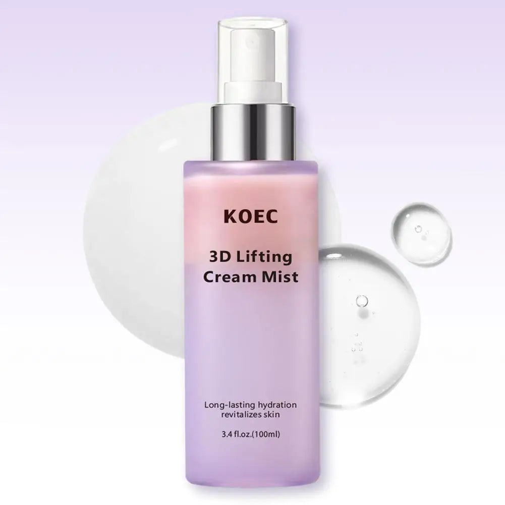 Coffret Soin Liftant 3D Visage & Cou – Crème, Sérum Ampoule & Brume | KOEC