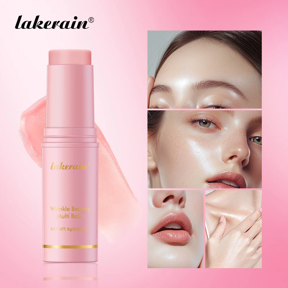 Stick Baume Rose Hydratant Multi-Usage – Anti-Rides, Éclat & Base Maquillage | Lakerain