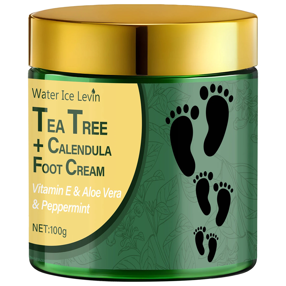 Crème Pieds Hydratante Tea Tree & Calendula – Vitamine E & Aloe Vera 100g