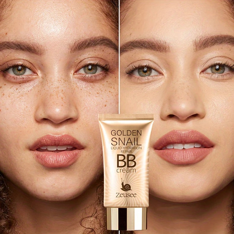 BB Cream Fond de Teint & Primer 3-en-1 – Couvrance Totale, Hydratant & Waterproof
