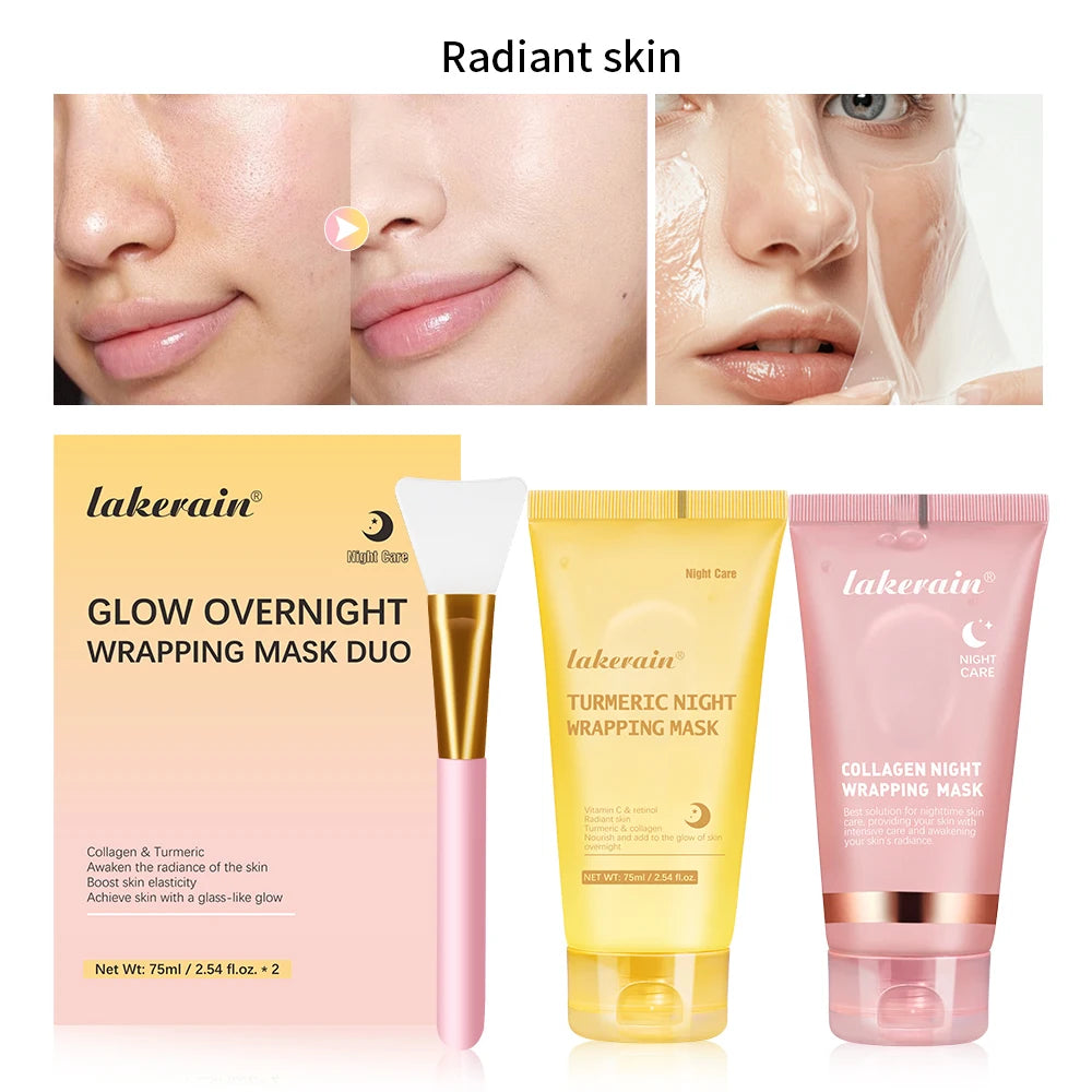 Masque Peel-Off Coréen au Collagène – Soin Anti-Rides & Lifting Nuit